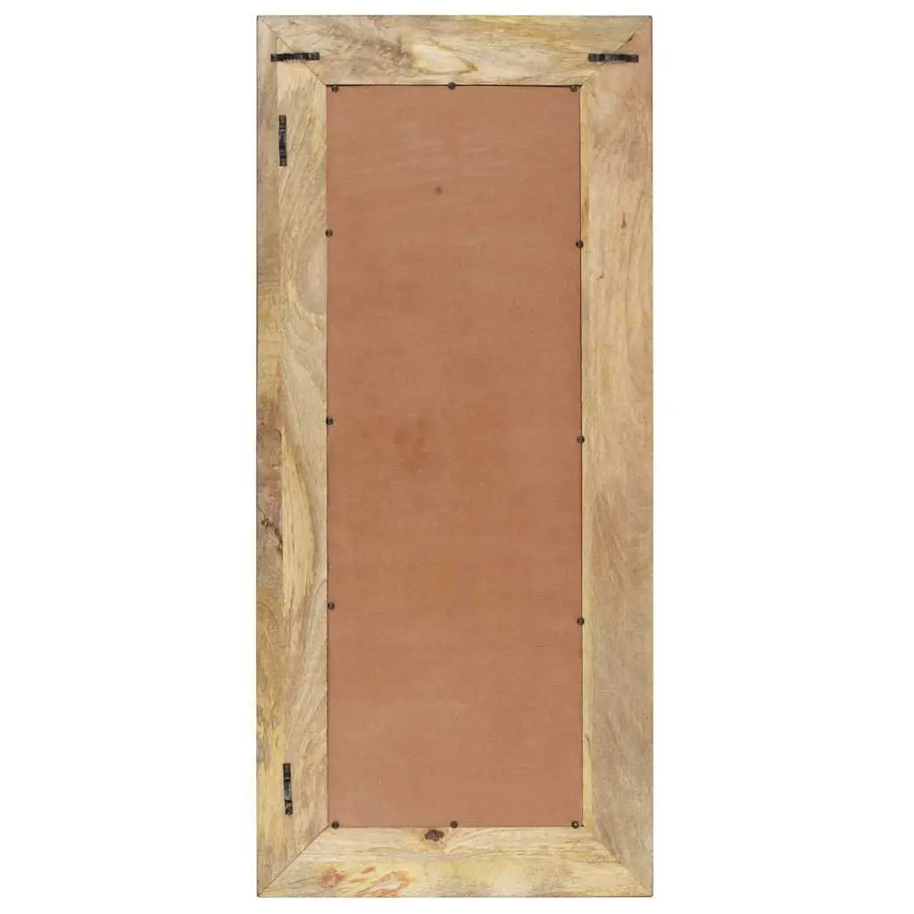 Mirror Solid Mango Wood 110x50cm Brown Wall Décor