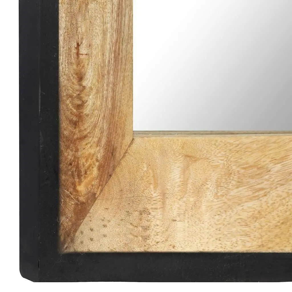 Mirror Solid Mango Wood 110x50cm Brown Wall Décor