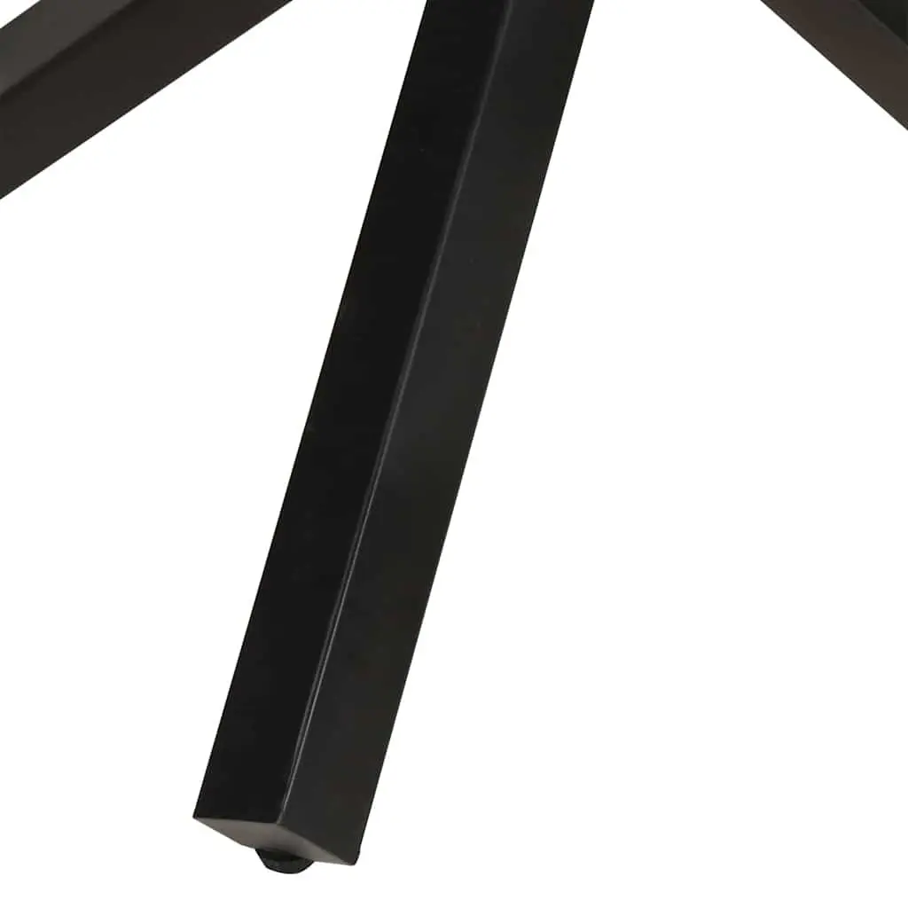 Dining Table Acacia Wood 100x100x75 cm Kitchen Room Brown