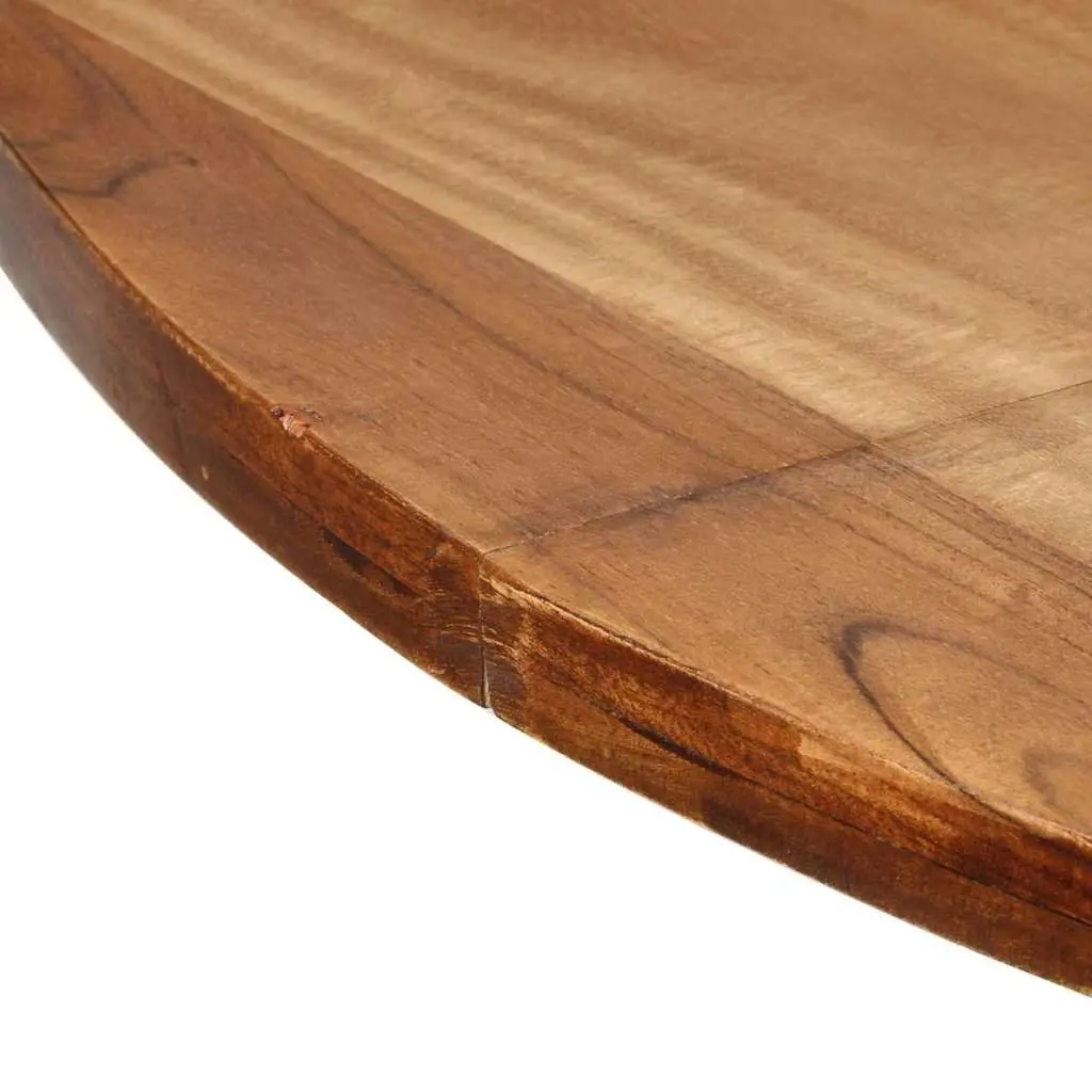 Round Dining Table Acacia Wood 175cm Kitchen Brown Honey