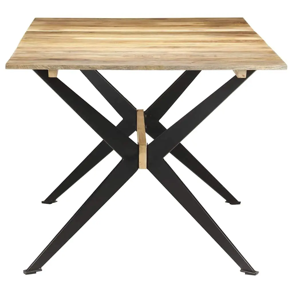 Mango Wood Dining Table 180x90x76cm Brown