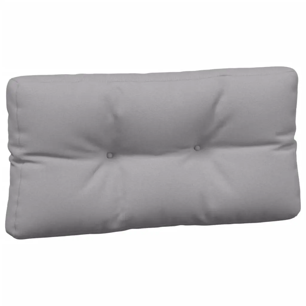 Pallet Cushions Outdoor Garden Sofa Seat Pad 3 Pieces Grey Polyester Fabric