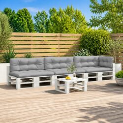 Practical 7 Grey Pallet Cushions for Home Use