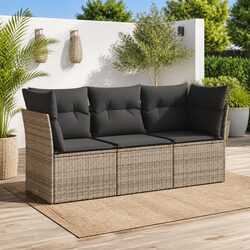 Warm and Reassuring Grey Outdoor Sofa Set