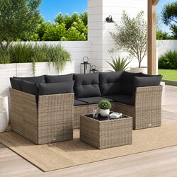 Quality 7-Piece Garden Sofa Set: Comfort Meets Durability