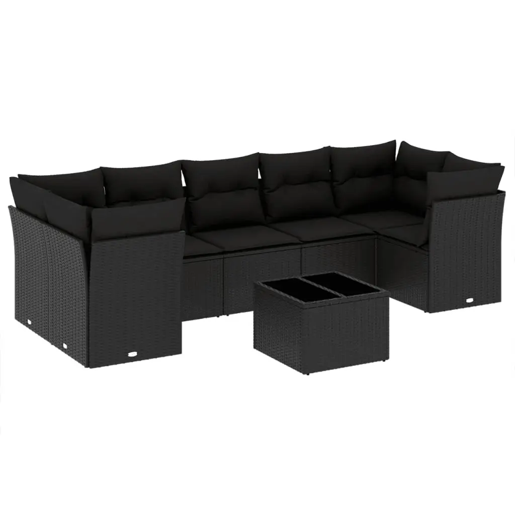 8 Piece Garden Sofa Set for Outdoor Comfort