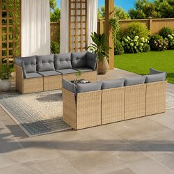 9-Piece Outdoor Sofa Set - Practical, Stylish, and Comfortable