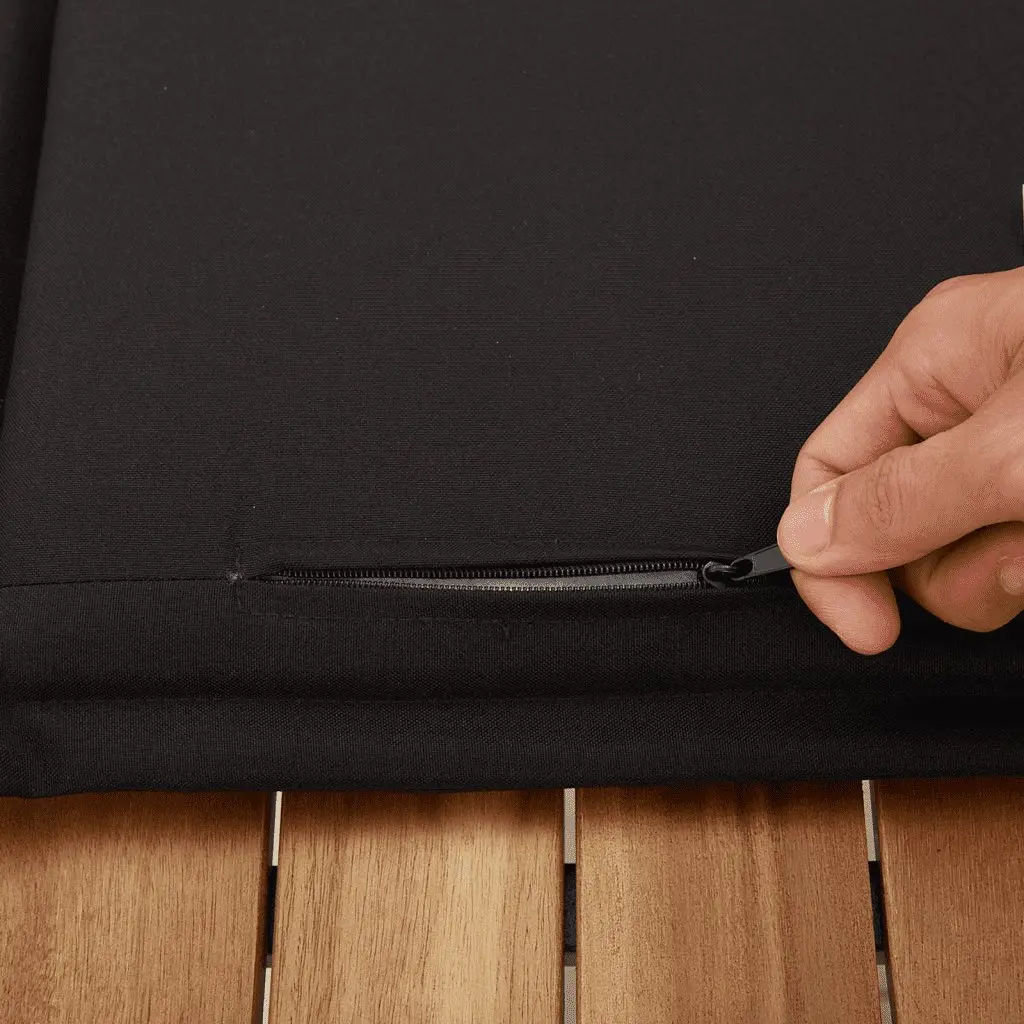 Garden Sofa Set Outdoor Furniture 5 Piece Seating Black with Cushions