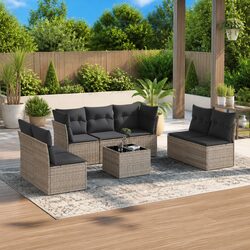 Comfortable and Affordable 8 Piece Garden Sofa Set