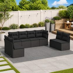 Warm and Welcoming 8-Piece Garden Sofa Set