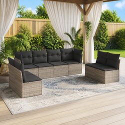 Affordable Comfort with Our 8 Piece Grey Sofa Set