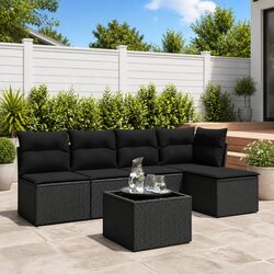 Comfortable 6-Piece Garden Sofa Set - Perfect for Relaxation