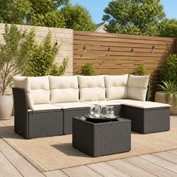 Comfortable and Practical 6-Piece Garden Sofa Set