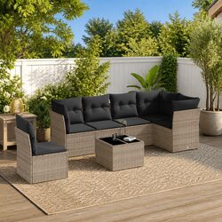 Comfort Meets Value: 7-Piece Outdoor Sofa Set