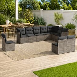Comfortable and Reliable 10-Piece Outdoor Sofa Set