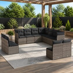 Comfortable and Value-Focused 11-Piece Garden Sofa Set