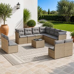 Comfortable and Practical 12 Piece Outdoor Sofa Set