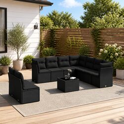 Value and Comfort in a 10 Piece Garden Sofa Set