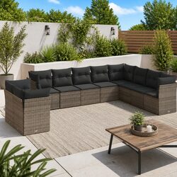 Comfort and Value in a 10-Piece Garden Sofa Set