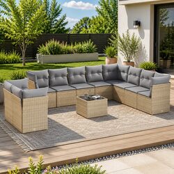 Reliable and Comfortable 11 Piece Garden Lounge Set