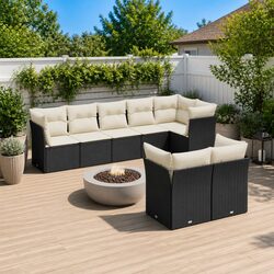 Comfortable and Practical 8 Piece Outdoor Sofa Set