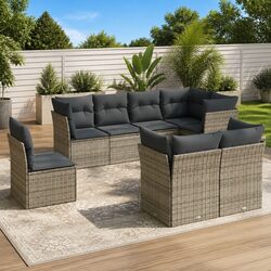 Comfort Meets Value in This 8-Piece Outdoor Sofa Set