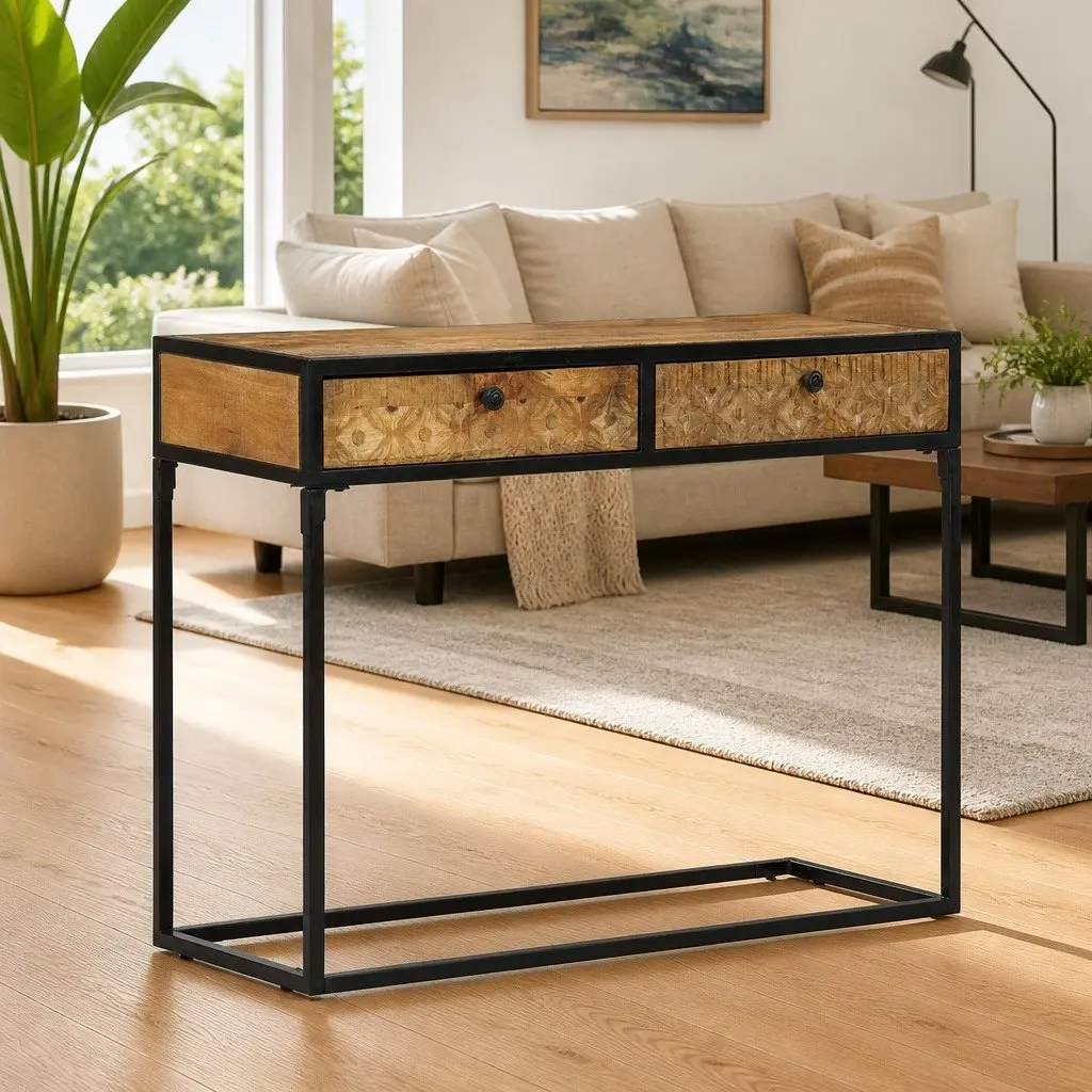 Console Table with Unique Character