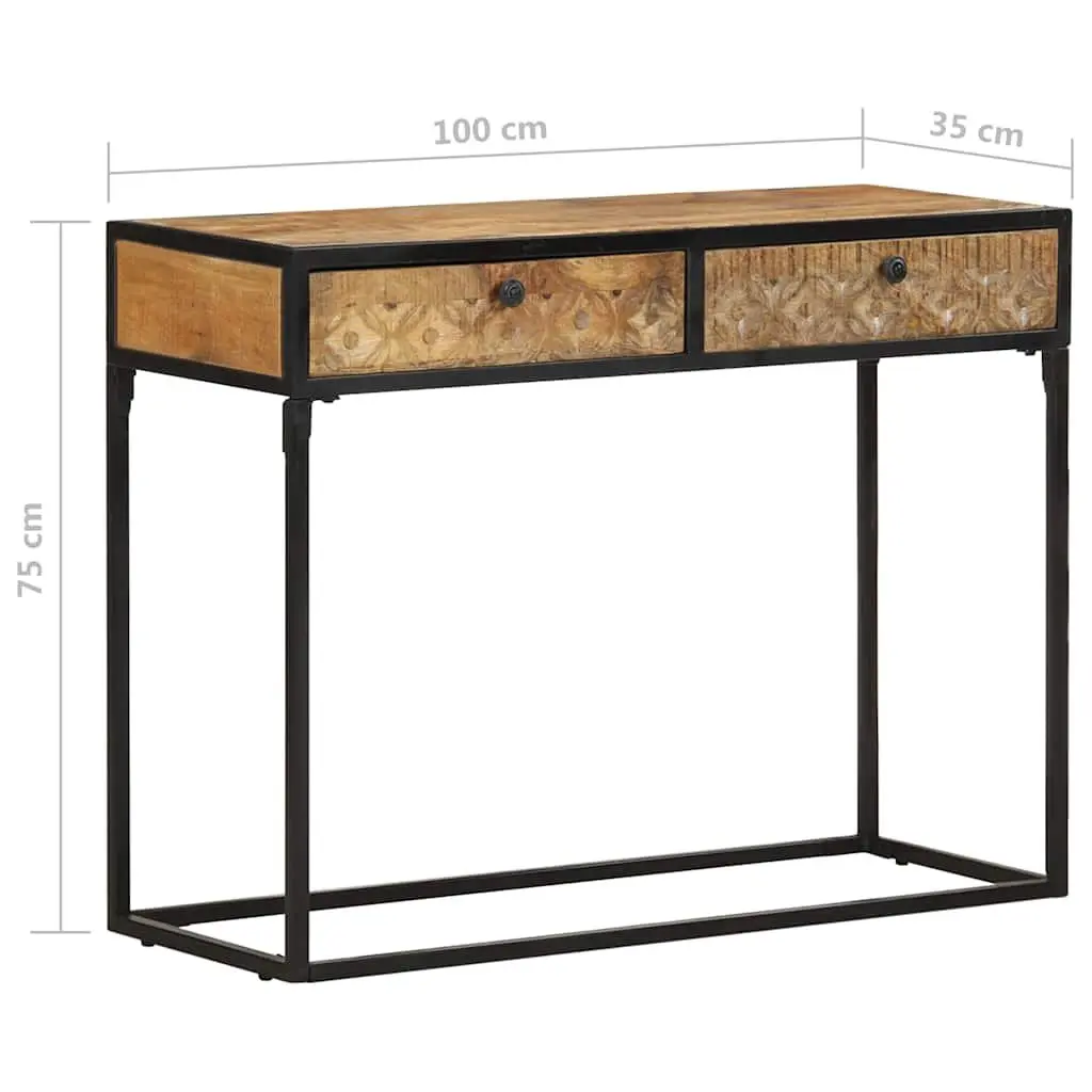 Console Table with Unique Character