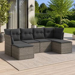 Warm and Inviting 6 Piece Garden Sofa Set