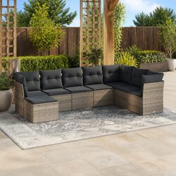 Comfortable 8 Piece Modular Sofa Set for Your Garden