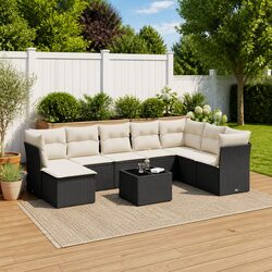 Reliable 9-Piece Garden Sofa Set: Comfort Meets Value