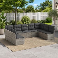 Reliable and Comfortable 9 Piece Garden Sofa Set