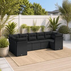 Reliable and Comfortable 7-Piece Garden Sofa Set