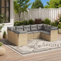 Comfortable and Practical 9-Piece Garden Sofa Set