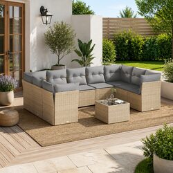 Comfortable 10-Piece Outdoor Sofa Set for Your Home