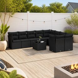 Reliable 10-Piece Sofa Set for Outdoor Comfort