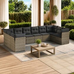 Affordable 10-Piece Outdoor Sofa Set with Great Features