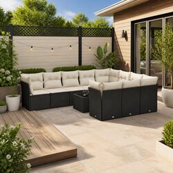 Comfortable and Practical 11-Piece Garden Sofa Set