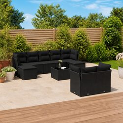 Comfortable and Practical 10 Piece Garden Sofa Set