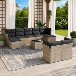 Quality 10-Piece Garden Sofa Set with Easy Maintenance