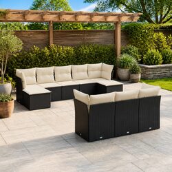 Value-Driven 10-Piece Modular Garden Sofa Set