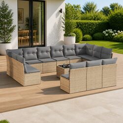 Comfortable and Durable 14-Piece Garden Sofa Set