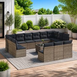 Comfort and Value in a 14-Piece Garden Sofa Set