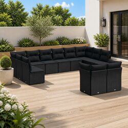 Comfort and Value in a 12 Piece Garden Sofa Set