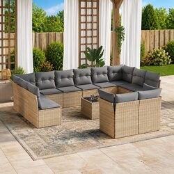 Comfort and Value with Our 13 Piece Garden Sofa Set