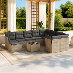 Value-Packed 11 Piece Garden Sofa Set with Cushions