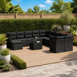 Value-Driven 12 Piece Outdoor Sofa Set with Cushions