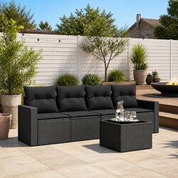 Comfort and Value in a 5 Piece Garden Sofa Set