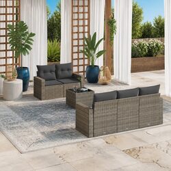 Comfortable and Practical 6 Piece Outdoor Sofa Set