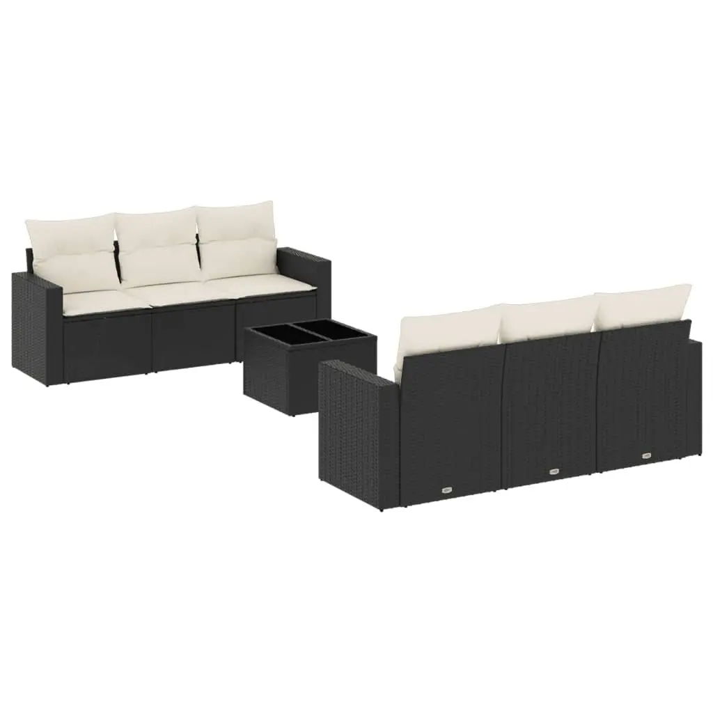 7 Piece Garden Sofa Set with Cushions